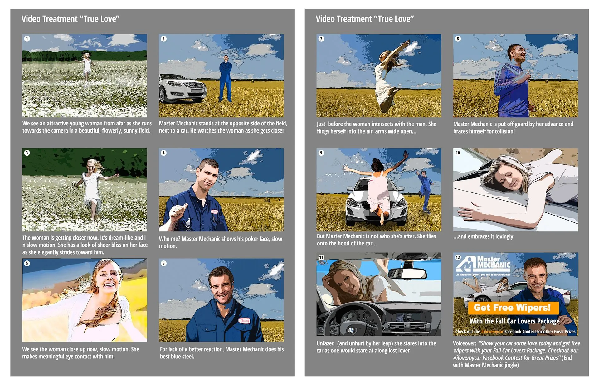 Master Mechanic production planning storyboard